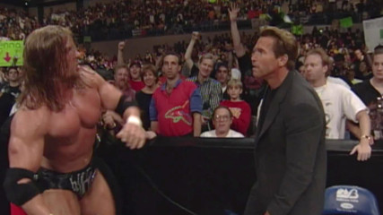 Arnold Schwarzenegger takes down Triple H: SmackDown, November 11, 1999