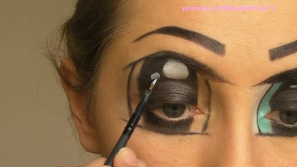 Anime Cartoon Inspired Halloween 2010 Makeup Look