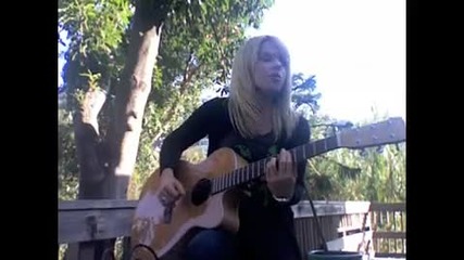 Orianthi Performing Drive Away (acoustic) 