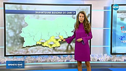 Прогноза за времето (18.12.2017 - централна емисия)