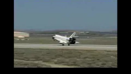 Приземяване на совалката от различен ъгъл !!! Sts 125 Landing Replays