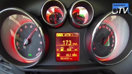 2015 Opel Sidi Turbo (200hp) Zafira Tourer - 0-227 kmh
