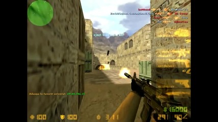 Counter Strike 1.6 de_dust2 Gameplay Hd Deathmatch Ownage
