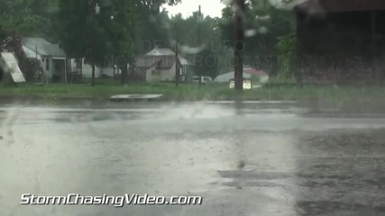 Пороен дъжд в Карбондейл , Илинойс 23.7.2014