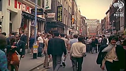 London 1967 - Street Scenes added sound w color remaster