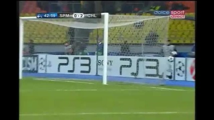 Spartak Moscow - Chelsea 0 - 2 (anelka Goal)