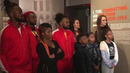 WWE Superstars learn about the "March on Washington" during Black History Month