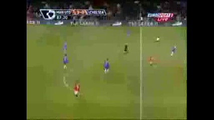 Манчестър Юнайтед - Челси 3:0 Бербатов Гол
