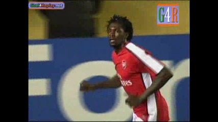 Villarreal 1 - 1 Arsenal 07.04.09 гол на Адебайор