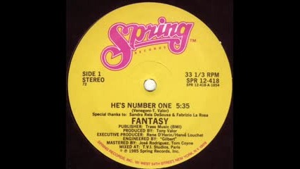 fantasy - he`s number one 