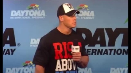 Джон Сина при Daytona 500