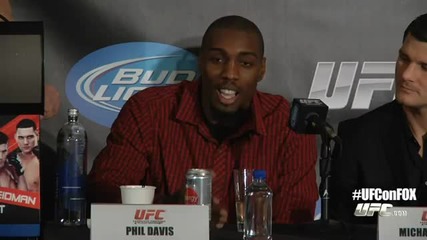 Ufc on Fox Evans vs Davis Press Conference Highlight