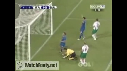 Italy 1 - 0 Bulgaria 9.9.2009