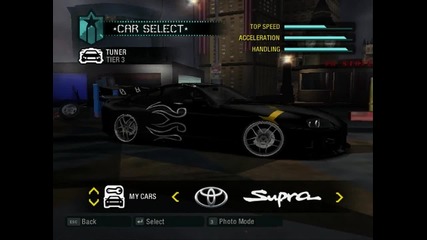 Nfs Carbon Drift - Starlight Strip 4 Laps