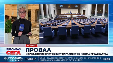 Втори неуспешен опит за избор на председател на Народното събрание
