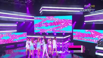 (hd) Girl's Day - Don't forget me ~ Music Core (03.11.2012)