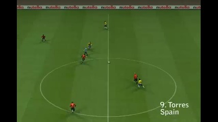 Топ 25 гола за 2009 на Pes ! 