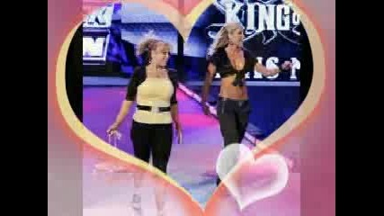 Michelle Mccool And Her Friends