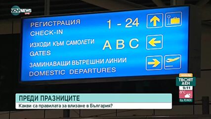 Важна информация за пристигащите в България