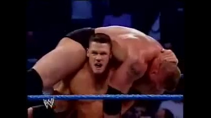 Wwe Backlash 2003 John Cena Attitude Adjustment Fu On Brock Lesnar