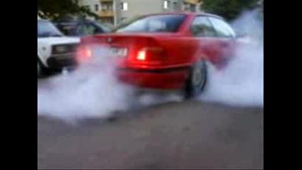 Bmw 318is burnout 