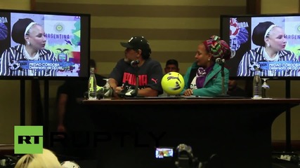 Colombia: Football's entertainment can strengthen peace - Maradona