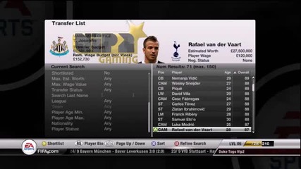 Fifa 12 - Най-добрите играчи 85 + Рейтинг