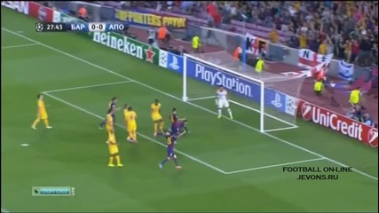 Барселона - Апоел 1:0 |17.09.2014| Шампионска лига