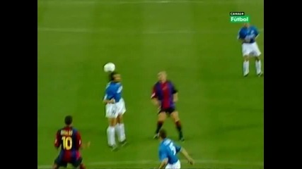 Goles Rivaldo Barcelona - Valencia 2000 - 2001 