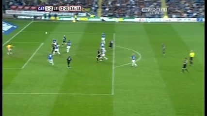 Cardiff 1 - 2 Leicester (hudson og) 