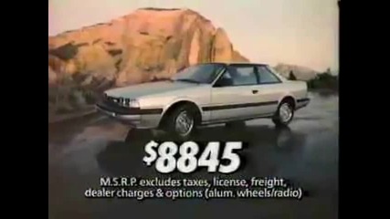 1985 година реклама на мазда 626