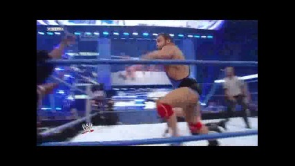 Wwe Smackdown 4.3.2011. - The Core Vs Santino Marela And Vladimir Kozlov 