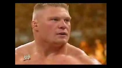 Brock Leasnar Vs Goldberg