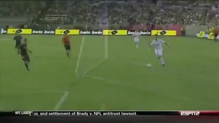 гол на Кристиано Роналдо срещу Галакси