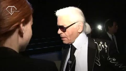 fashiontv Ftv.com - Karl Lagerfeld Designer At Work Ss 2010 