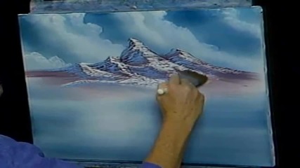 S13 Радостта на живописта с Bob Ross E08 - планински изглед ღобучение в рисуване, живописღ