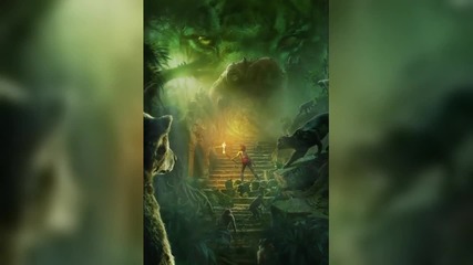 Книга за джунглата : анимиран плакат # The Jungle Book - Motion Poster 2016 Adventure Fantasy Movie