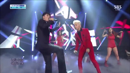 Seungri feat. G-dragon & Taeyang - Let's Talk About Love Inkigayo Special Stage [1080p]