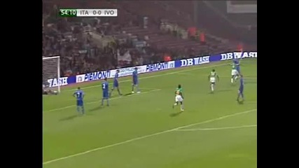 Italy vs Ivory Coast 0 - 1 