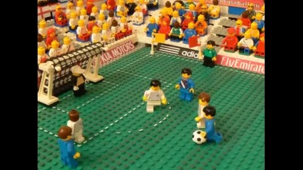 Usa vs England in Lego 