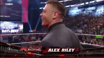 Wwe Raw 21.3.11 John Cena Attacks The Miz & Alex Riley