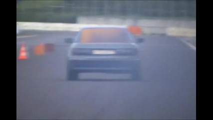 Audi 80 Quattro Turbo Vs. Ford Escort Cosworth Drag Race