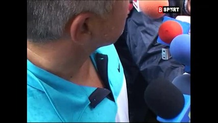 Вижте видео с тенис - уменията на Бойко Борисов!