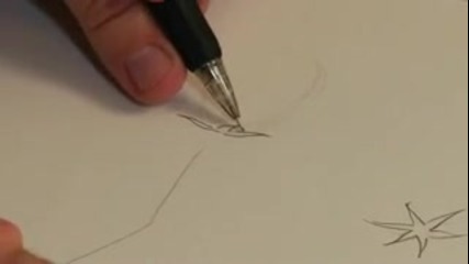 Уроци по рисуване - Как да рисуваме Роза със стебло