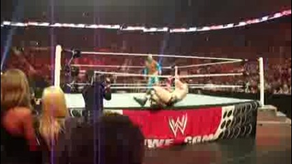Sin Cara using a Trampoline to Jump Over the ropes