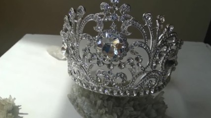 Елегантна корона за коса с кристали- Goddess Persephone от Absoluterose.com