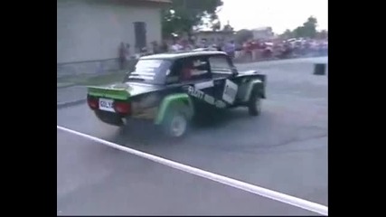 Lada vfts rally in hungary 