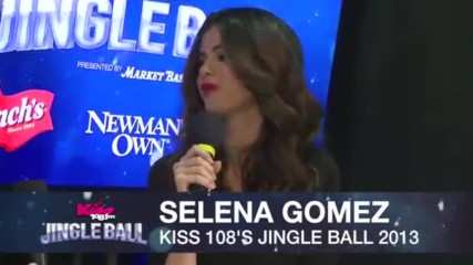 Selena Gomez - Interview Boston Jingle Ball 2013