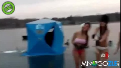 Мацки по бански вадят щука