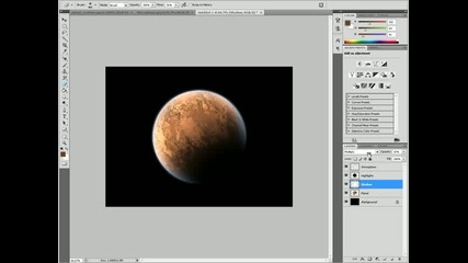 Photoshop real planet tutorial by Blizz 